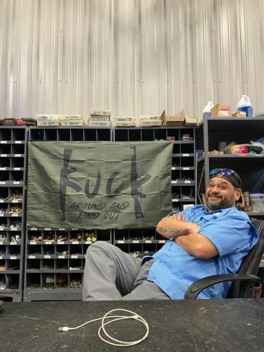 Customer photo review of Fck Around And Find Out Flag