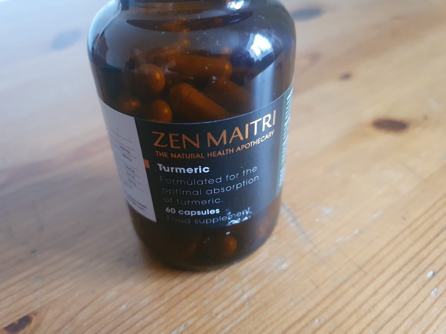 Customer photo review of Turmeric Supplements (60 Capsules)