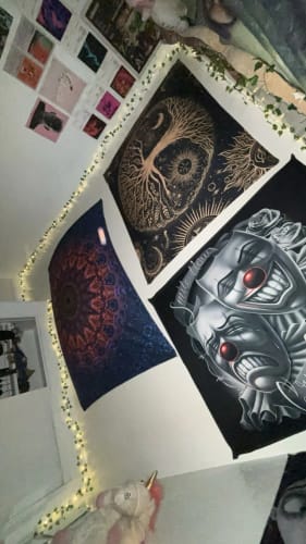 Customer photo review of Enchanted Garden Solar Ivy: Versatile Waterproof Fairy Lights with Leaf Accents for All Seasons