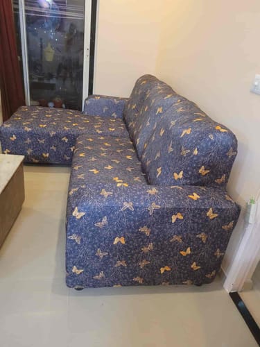Customer photo review of Golden Butterfly Elastic Sofa Slipcovers