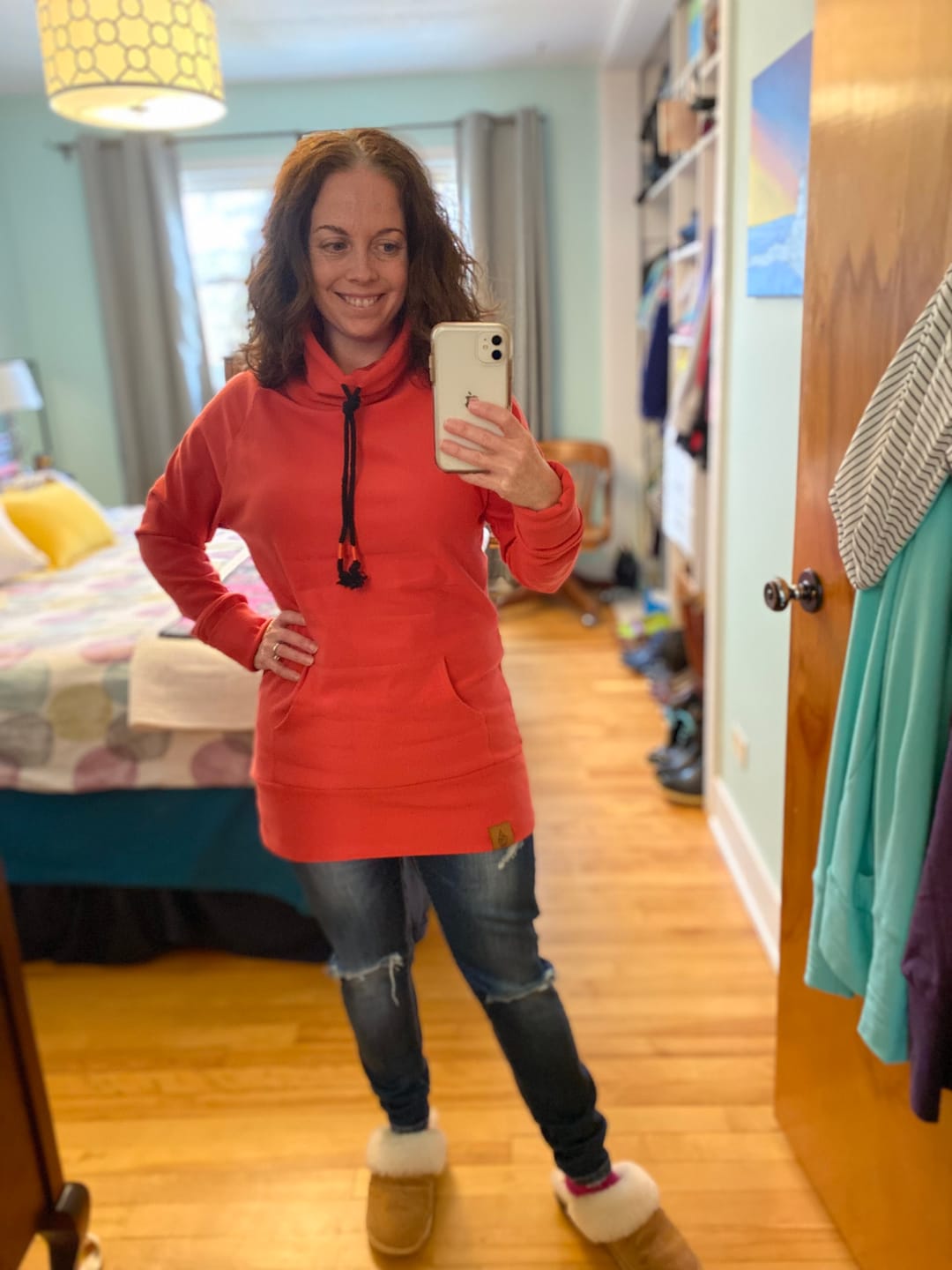 Customer photo review of *Pre-Sale* Cowl Sweatshirt (Fleece)