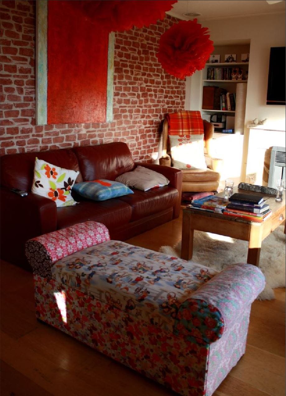 Customer photo review of Brick Wallpaper - Many Different Styles