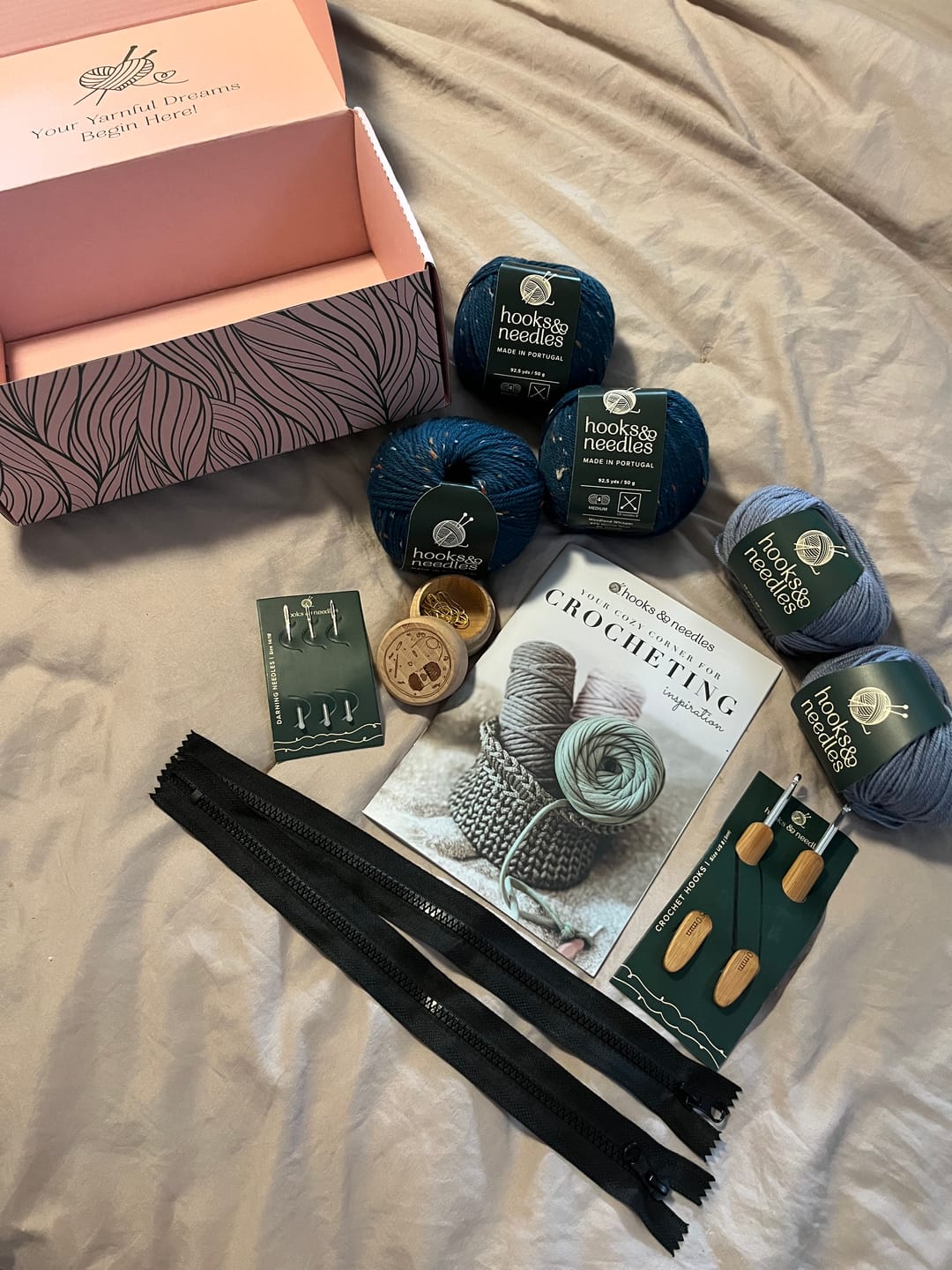 Customer photo review of Extra 2 Mystery Balls of Yarn