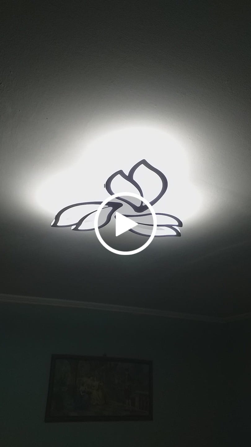 Customer video review of Lustra LED Mini ANEMONE Echivalent 300W Telecomanda