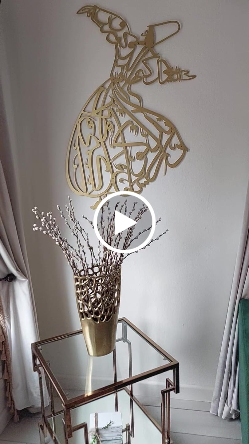 Customer video review of Whirling Dervish Metal Islamic Wall Art
