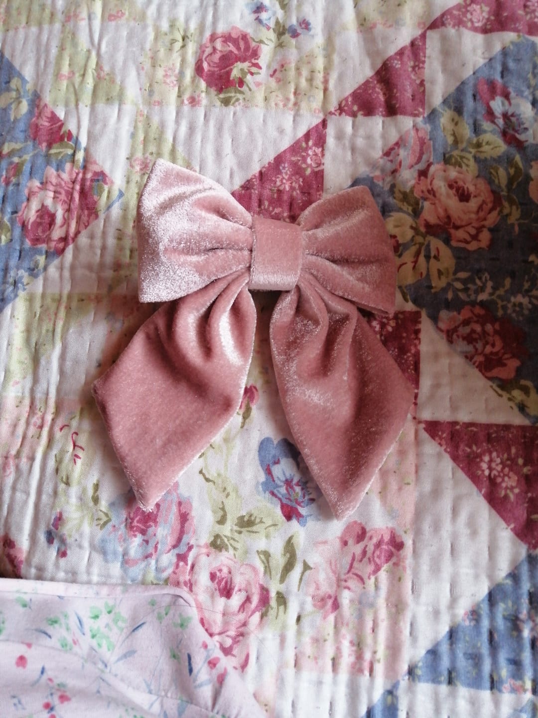 Customer photo review of MOÑO - MINI LARGE VELVET BOWS