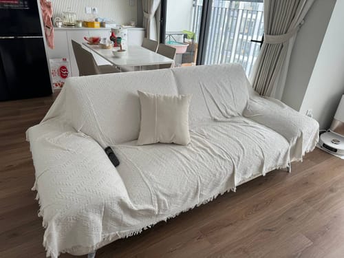Customer photo review of TRACEE - Sofa văng da 2 chỗ