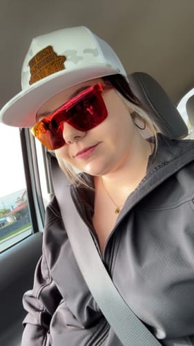 Customer photo review of Lead By Example Babes Flat Brim