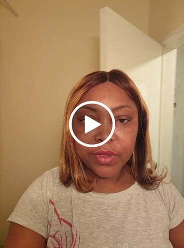 Customer video review of Prédécoupé Front lace 4x4" Raide Brun Foncé « prêt-à-porter »