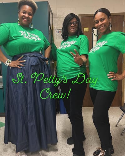 Customer photo review of St. Petty's Day Unisex Tee