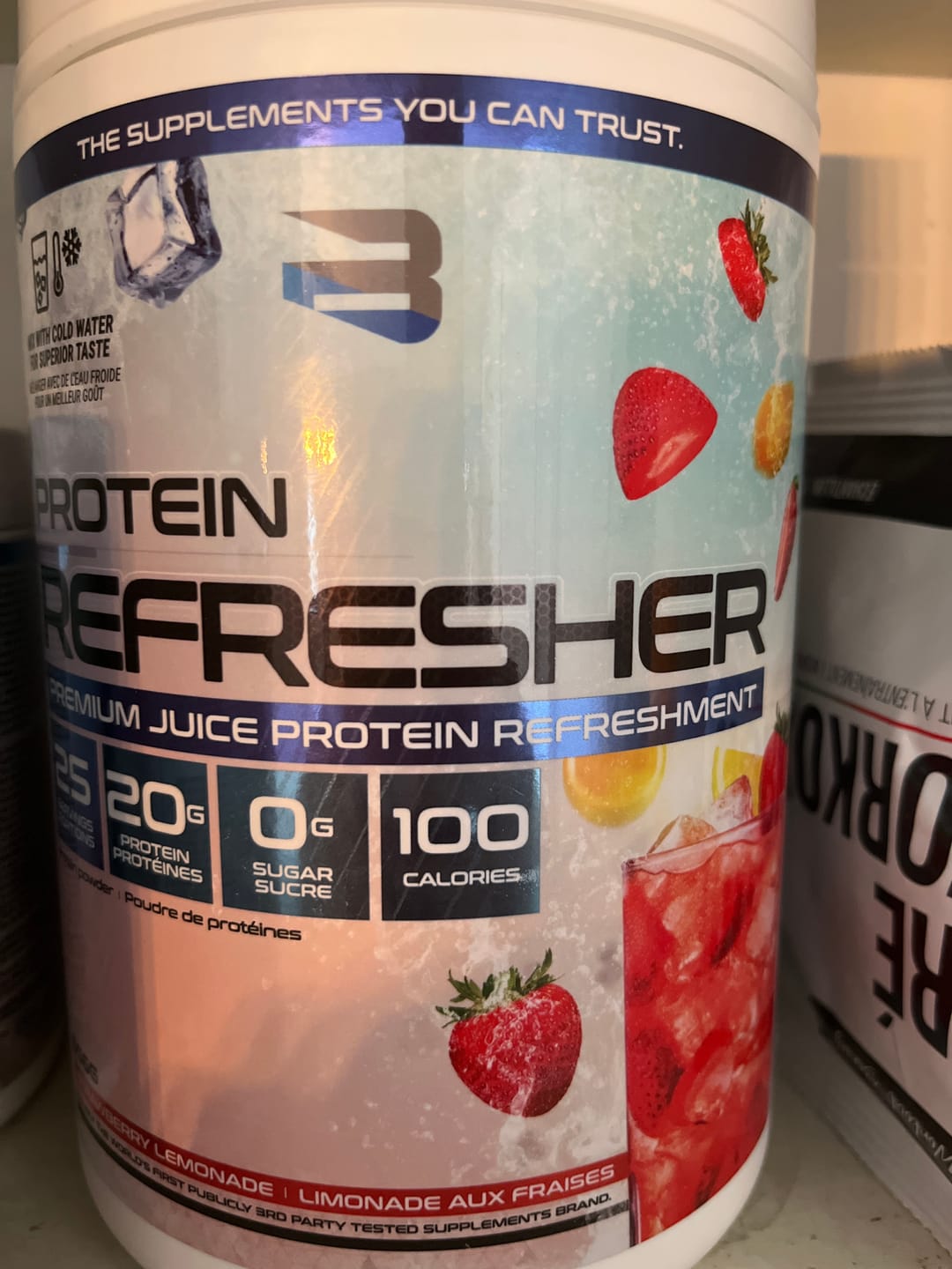 Customer photo review of Believe - Protein Refresher 656g-681g