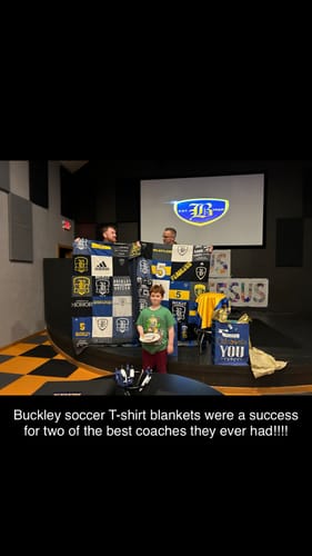 Customer photo review of Classic T-Shirt Blanket