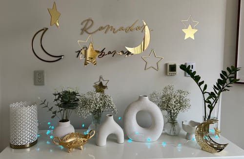 Customer photo review of The Ultimate Ramadan + Eid Decor Set