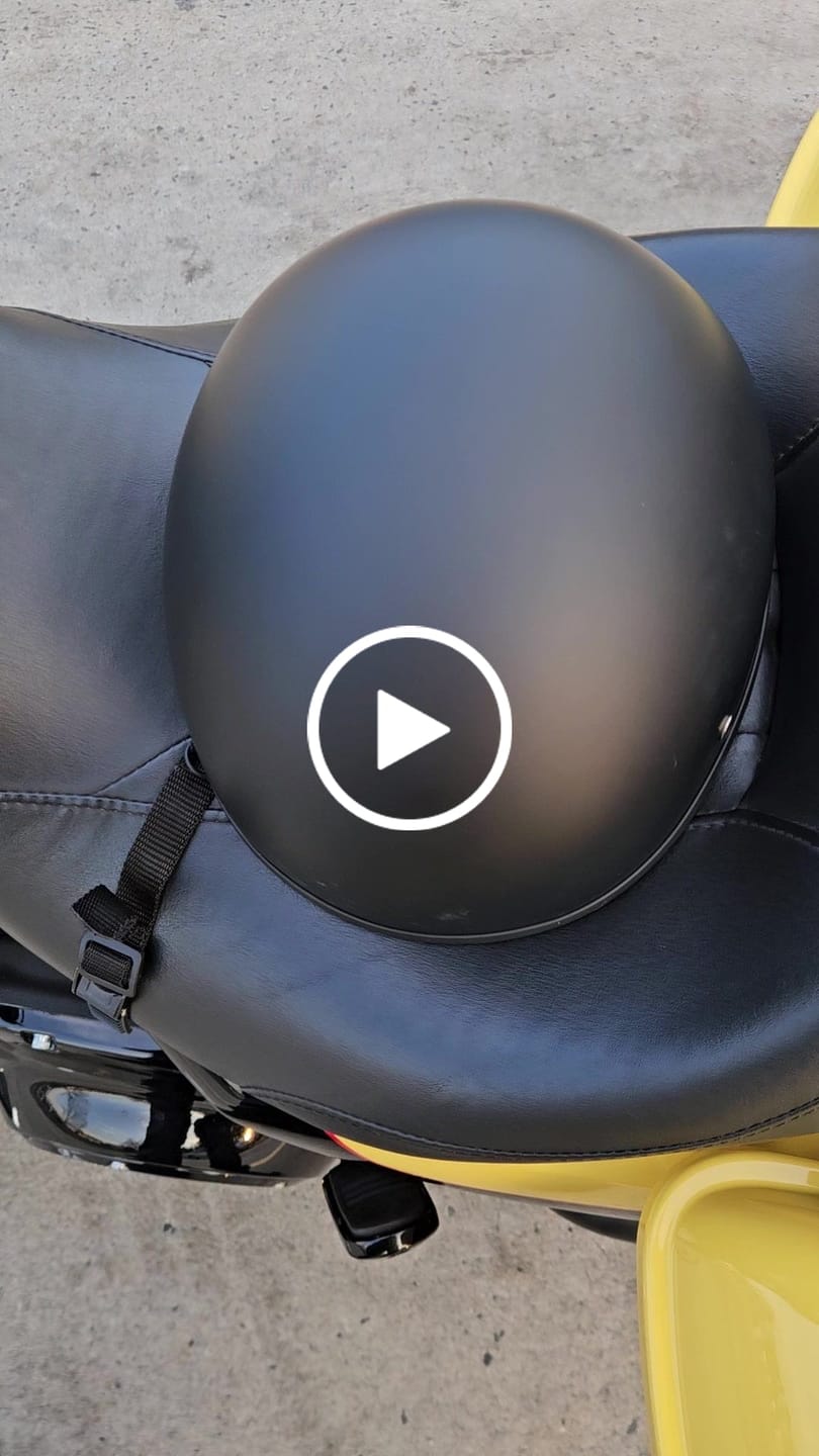 Customer video review of World's Smallest & Lightest DOT Open Beanie Helmet - Matte Black