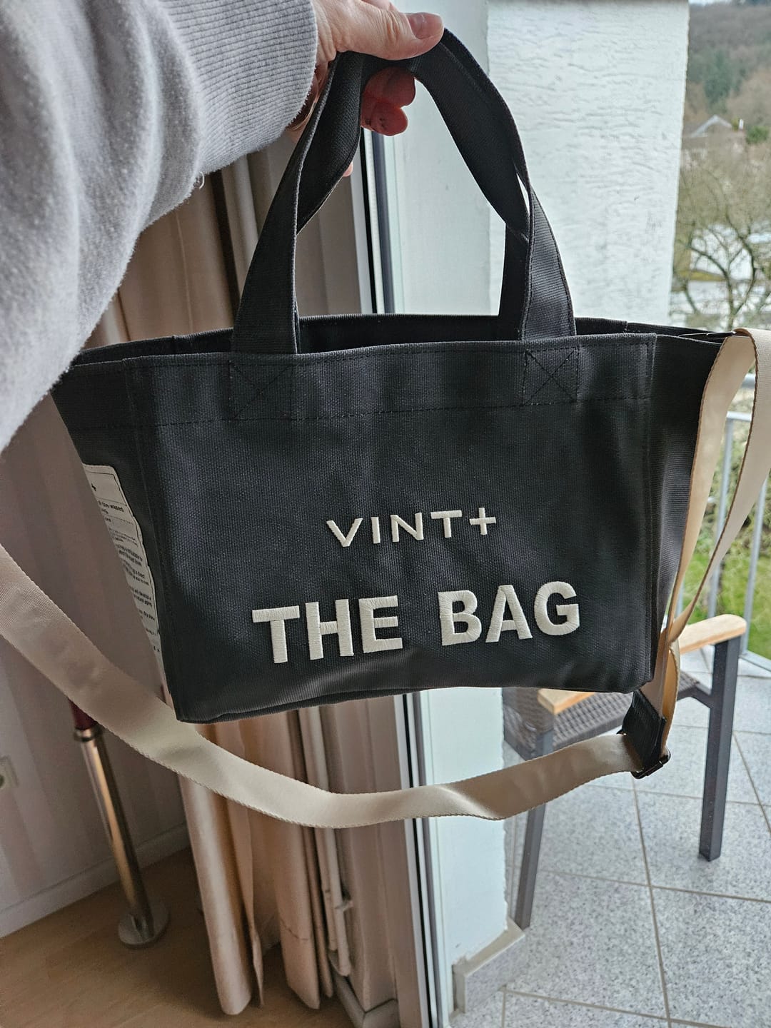 Customer photo review of CANVAS BAG - SMALL - ANTHRAZIT