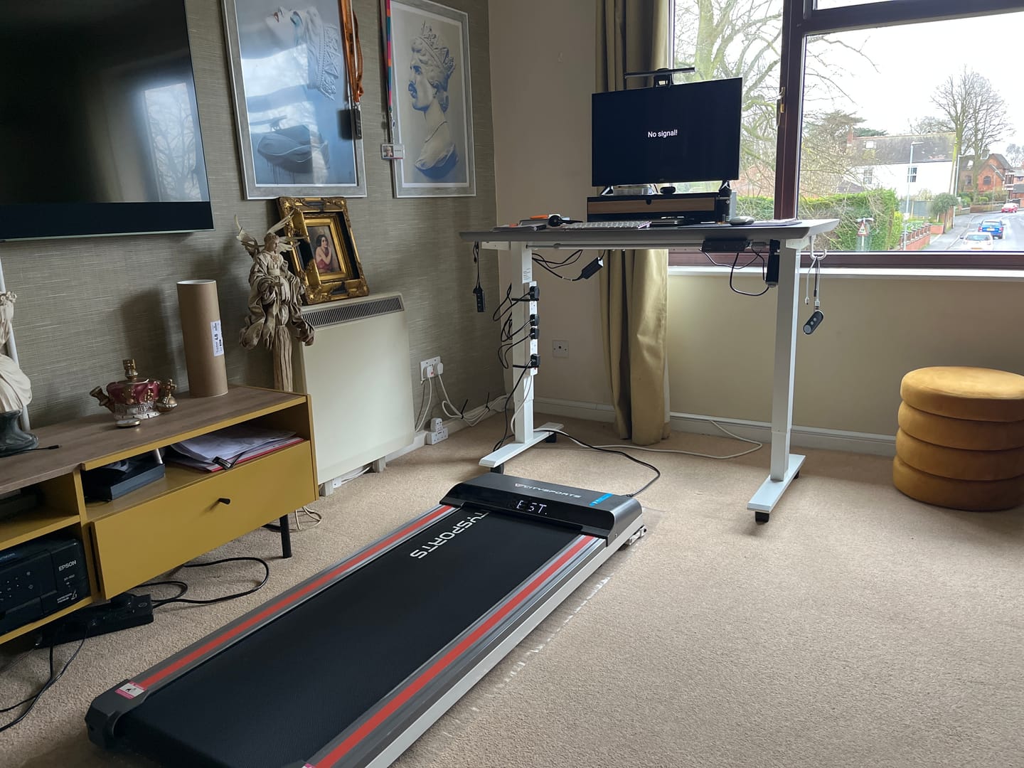 Customer photo review of Maidesite T1 Basic - Electric Height-Adjustable Standing Desk Frame