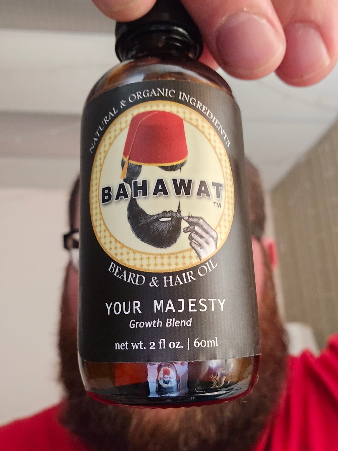 Customer photo review of MEDITERRANEAN CITRUS BEARD & HAIR OIL - "YOUR MAJESTY" - 2 OZ