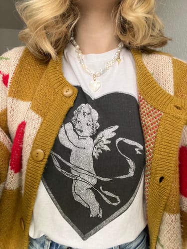 Customer photo review of 'Cupid' baby tee