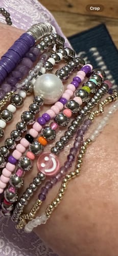 Customer photo review of Purple Tai Bracelet