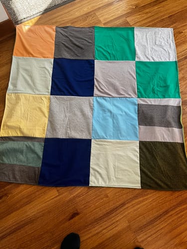 T-shirt quilt by Verna from MI