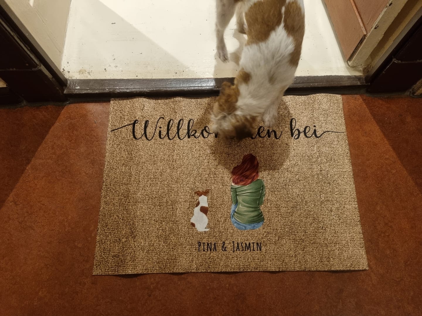 Customer photo review of Meine Familie - Individuelle Fußmatte