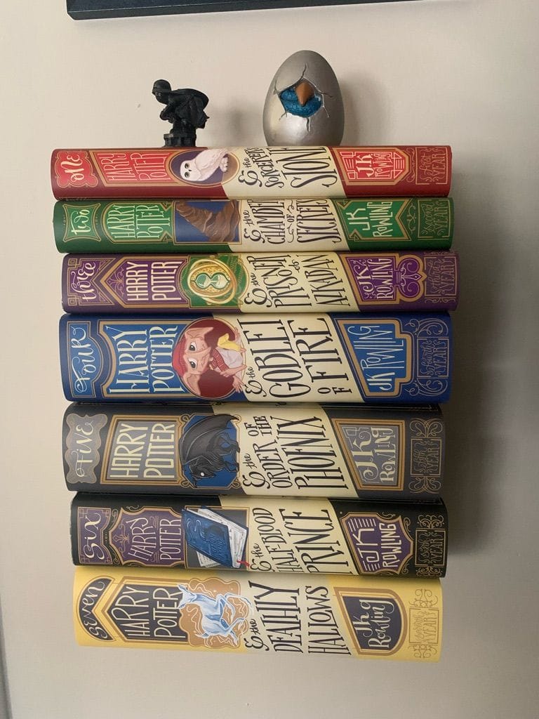 Customer photo review of Harry Potter Dust Jackets