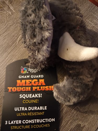 Customer photo review of Tough Plush - Triple Stitch