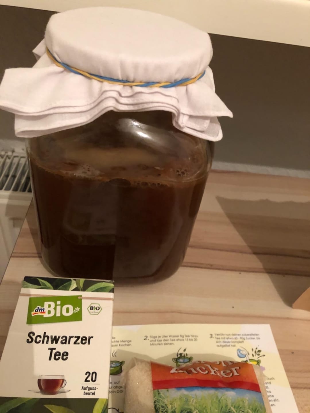 Customer photo review of Kombucha-Meisterkit: BIO Scoby & Starterflüssigkeit