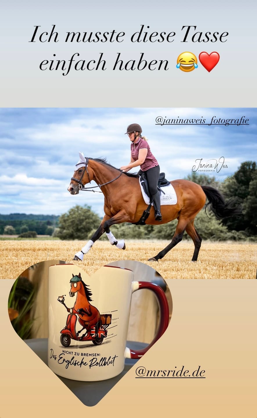 Customer photo review of Tasse "Englisches Rollblut"