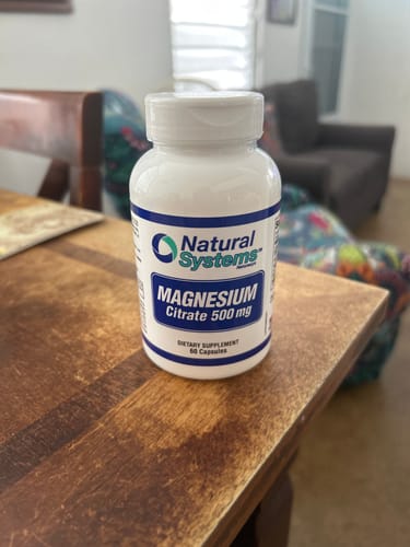 Customer photo review of Complejo de Citrato de Magnesio - 500 mg