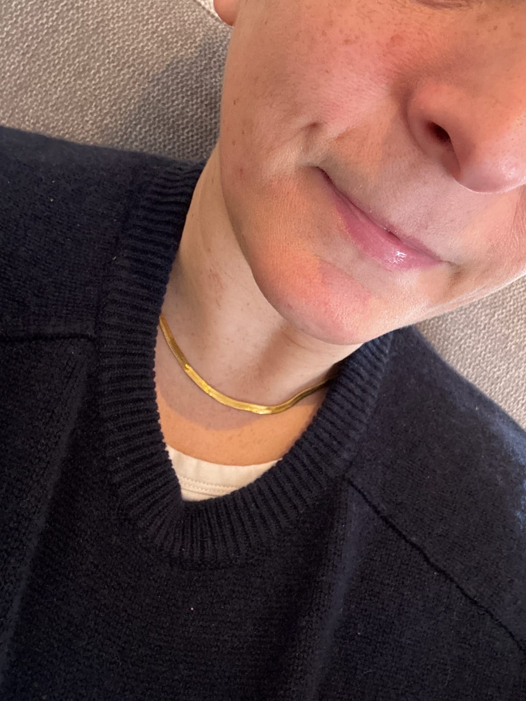 Customer photo review of Ivy - Snake Chain Necklace Stainless Steel
