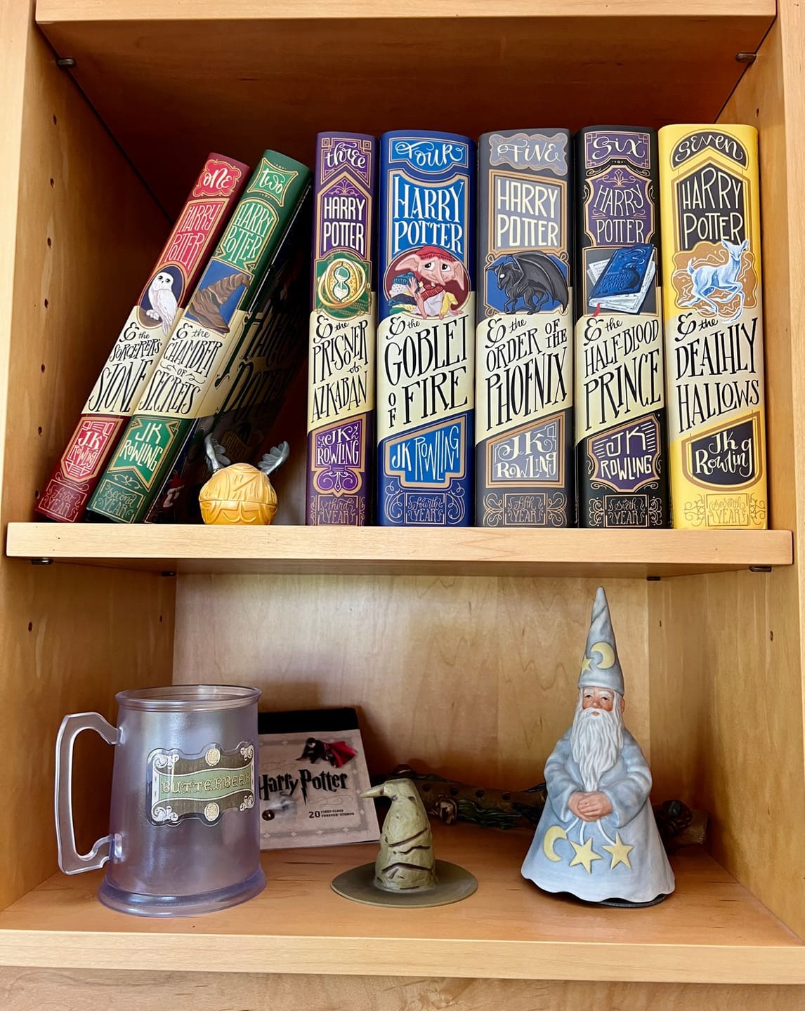 Customer photo review of Harry Potter Dust Jackets
