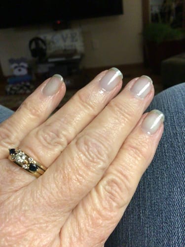 Customer photo review of Rocket Nail Fuel Nail Repair - Clear