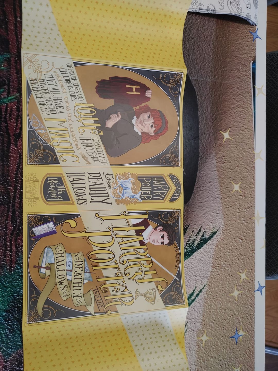 Customer photo review of Harry Potter Dust Jackets