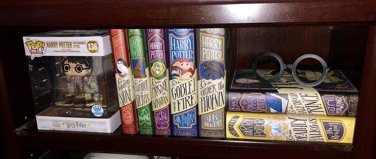 Customer photo review of Harry Potter Dust Jackets