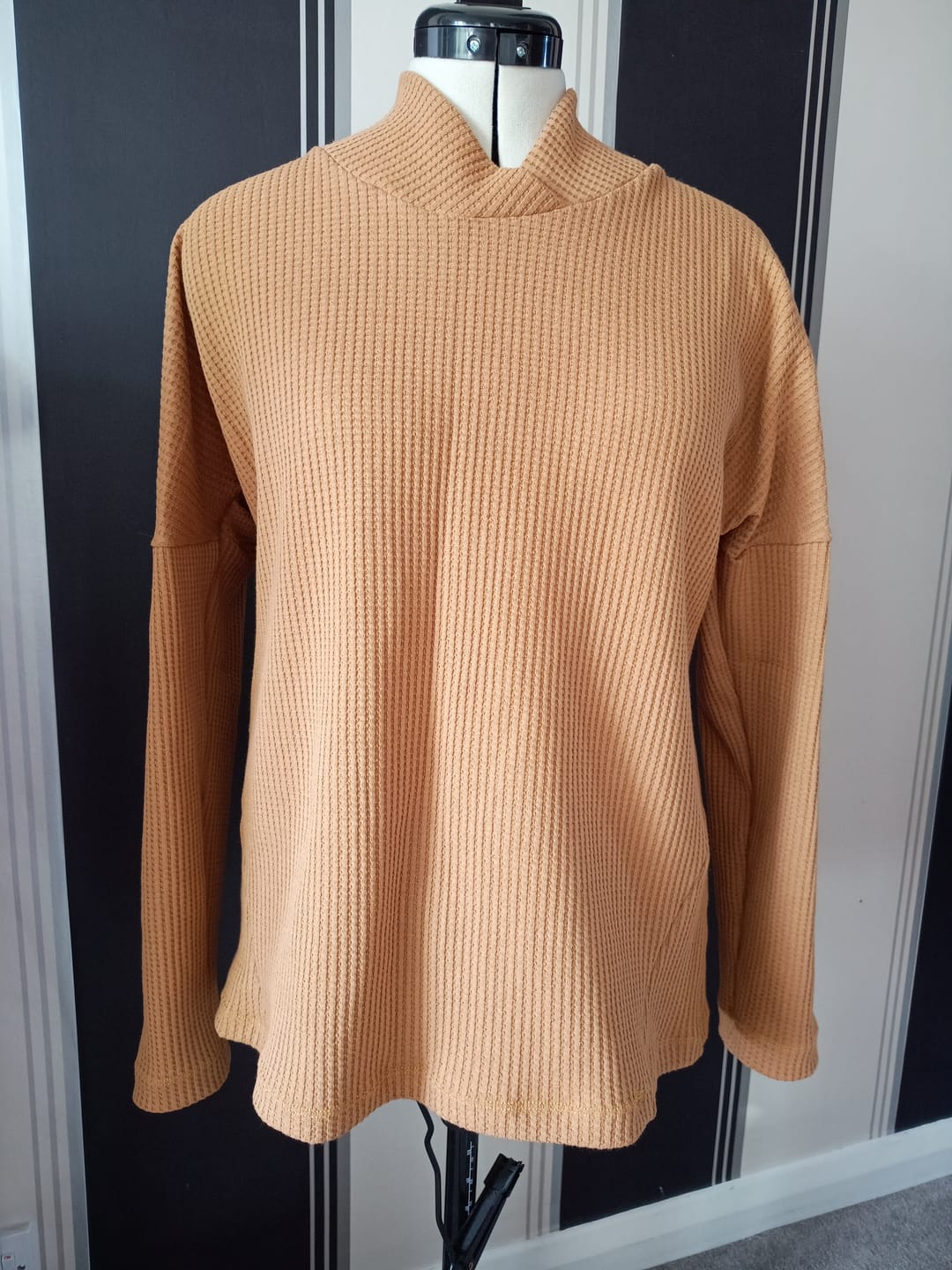 Customer photo review of Waffle Knit Jersey Fabric
