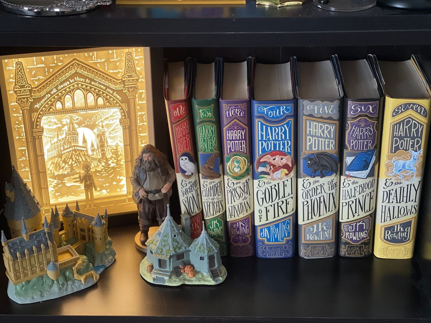 Customer photo review of Harry Potter Dust Jackets