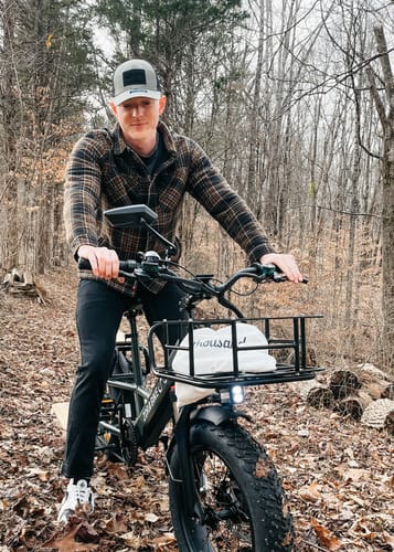 Customer photo review of Yoto Lion Electric Family Cargo Bike