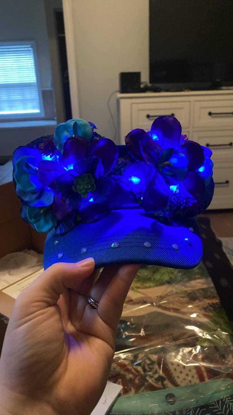 Customer photo review of Turn Mickey Ears into Visor