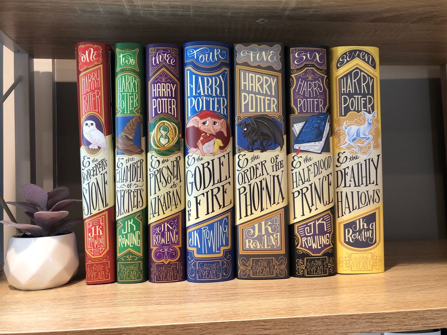 Customer photo review of Harry Potter Dust Jackets