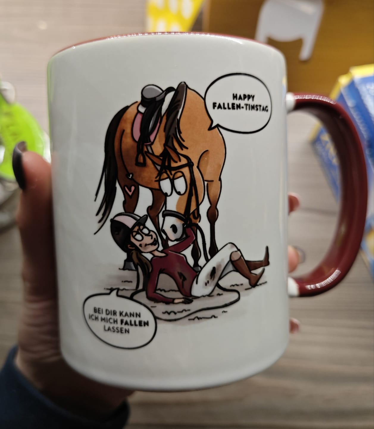 Customer photo review of Tasse "Fallen lassen"