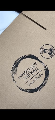 Customer photo review of Wooden Handle Face Stamp