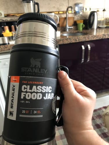 Customer photo review of Stanley Klasik Yemek Termosu Siyah 0.94 L