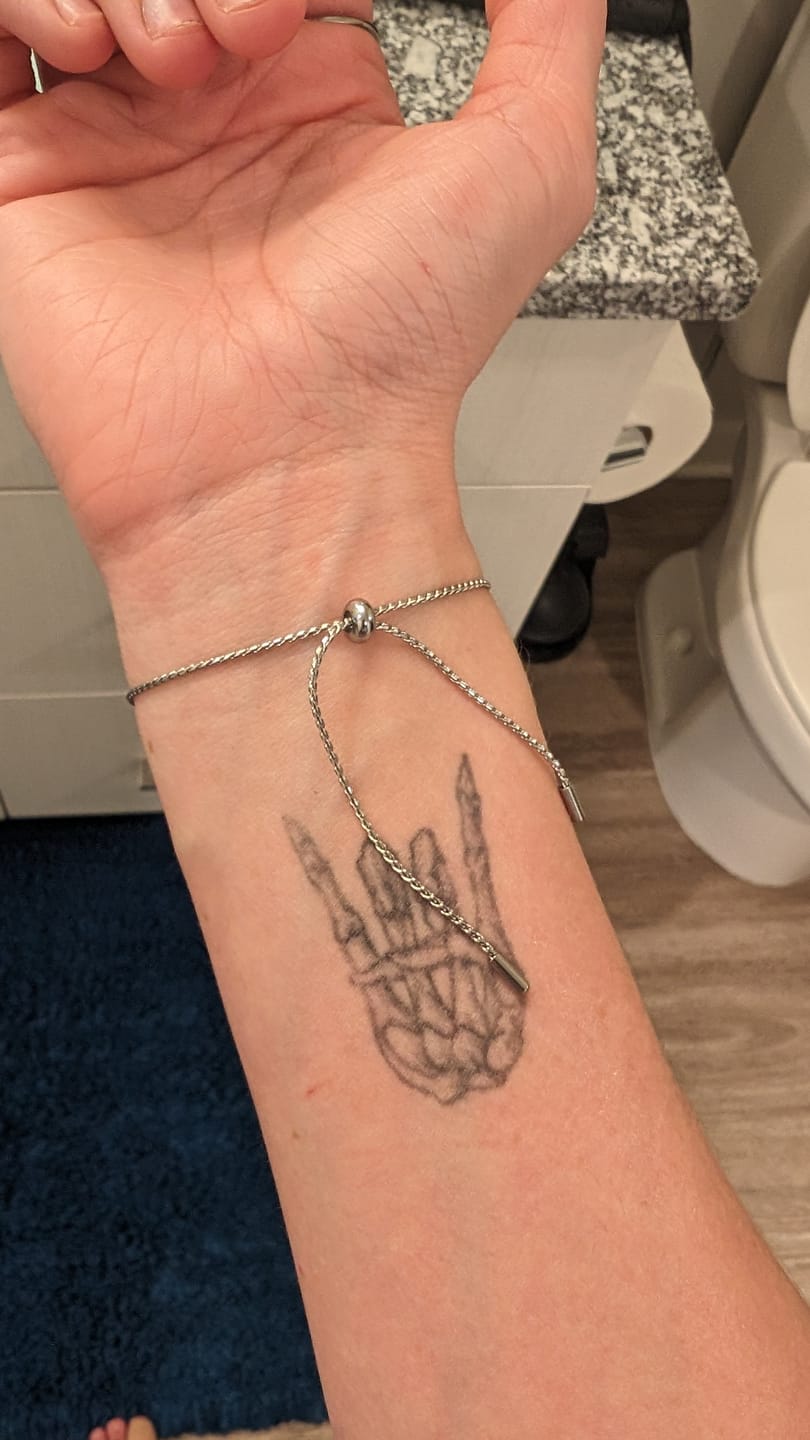 Customer photo review of Forever Love Heart Bracelet
