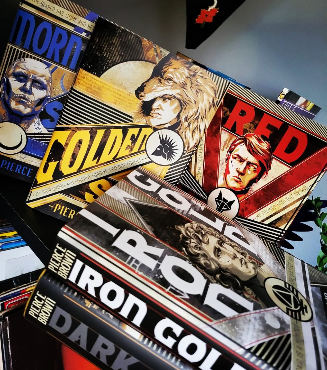 Customer photo review of Red Rising Dust Jackets