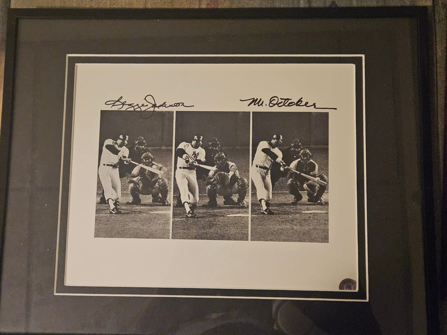 Customer photo review of Reggie Jackson Autograph Signing