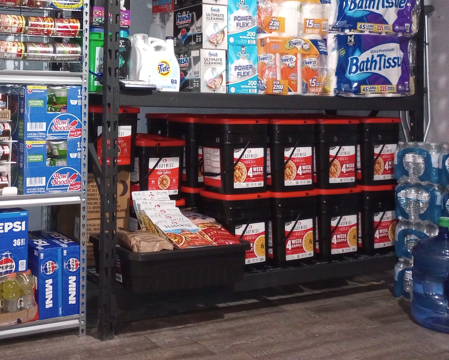 Customer photo review of 1-Year Emergency Food Kit