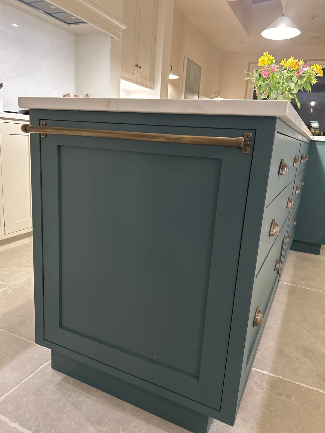 Customer photo review of Solid Brass Towel Rail