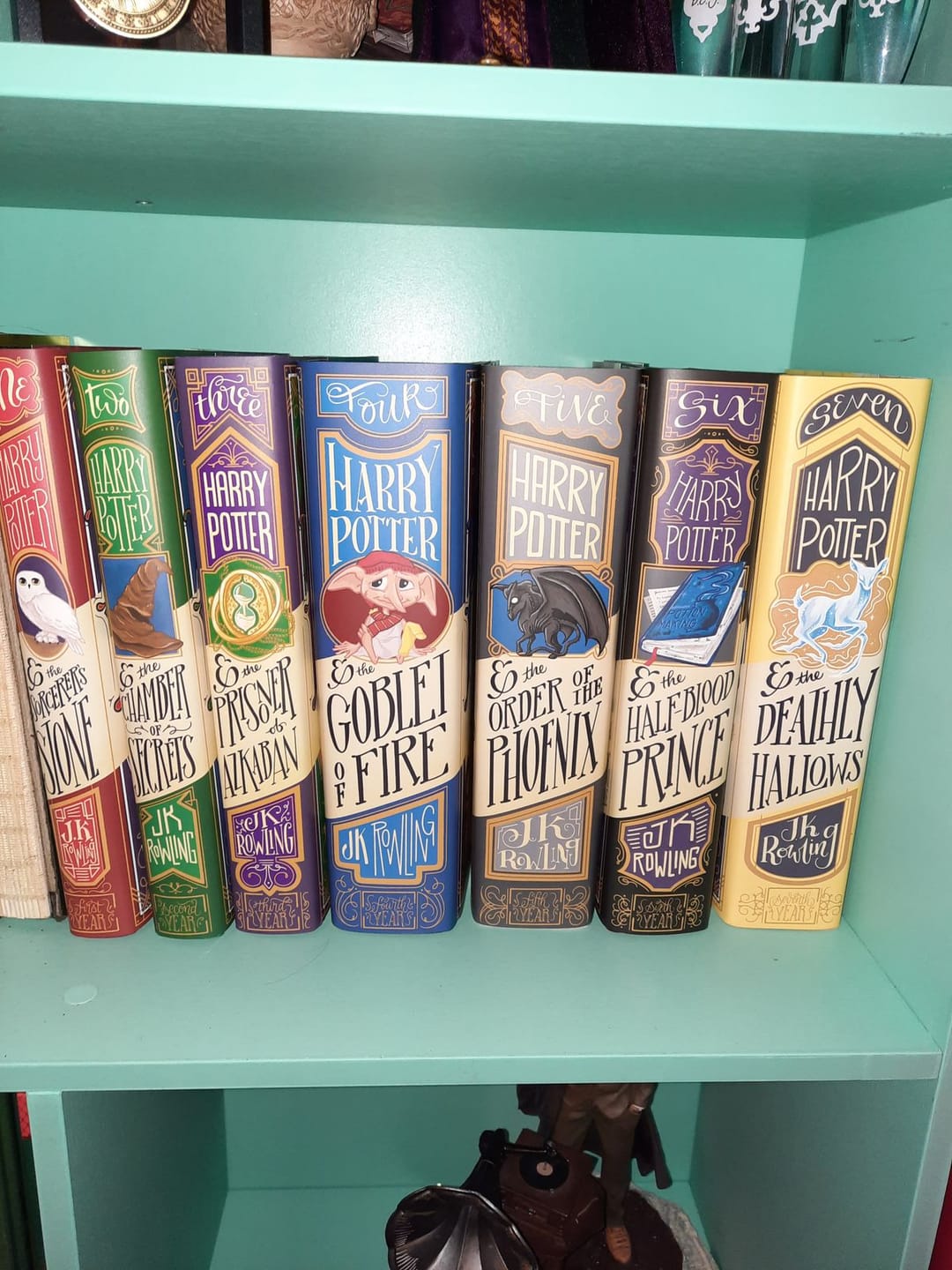 Customer photo review of Harry Potter Dust Jackets