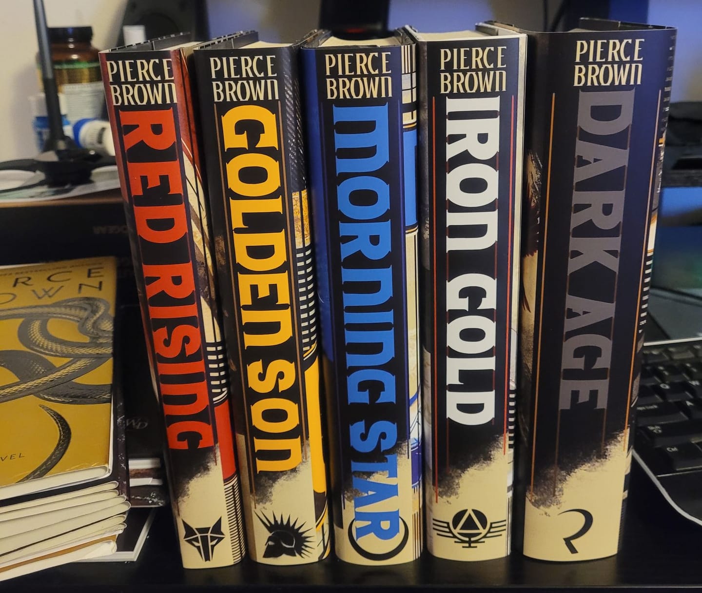 Customer photo review of Red Rising Dust Jackets